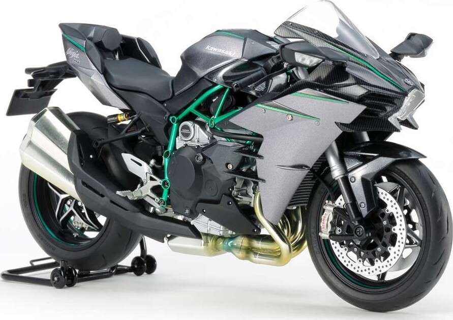 Tamiya - Kawasaki Ninja H2 Carbon Byggesæt - 1 12 - 14136