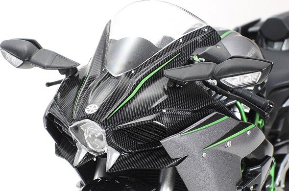 Tamiya - Kawasaki Ninja H2 Carbon Byggesæt - 1 12 - 14136