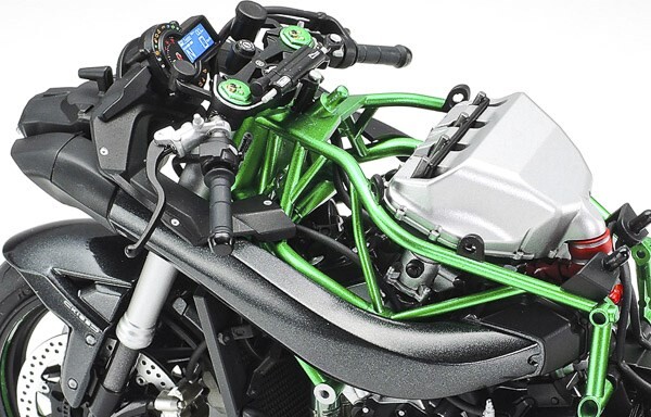 Tamiya - Kawasaki Ninja H2 Carbon Byggesæt - 1 12 - 14136