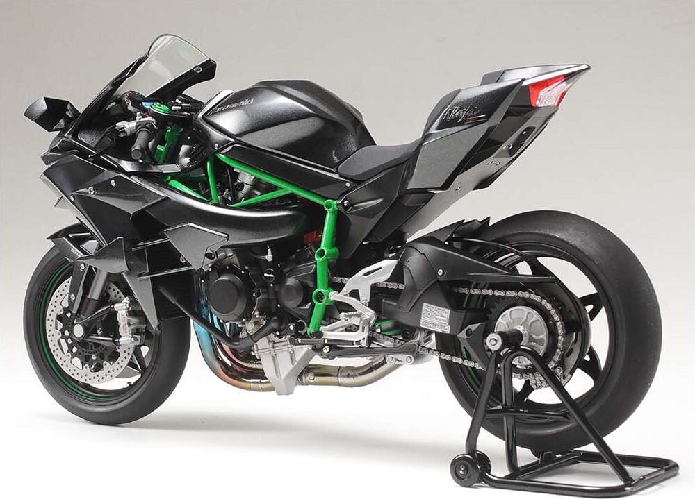 Tamiya - Kawasaki Ninja H2R Motorcykel Byggesæt - 1 12 - 14131