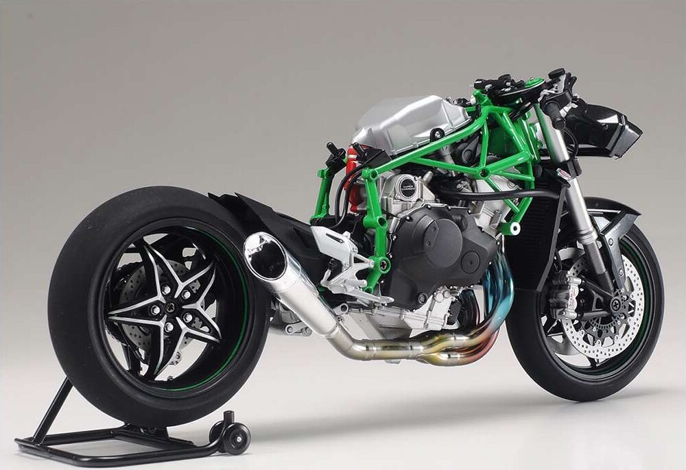 Tamiya - Kawasaki Ninja H2R Motorcykel Byggesæt - 1 12 - 14131