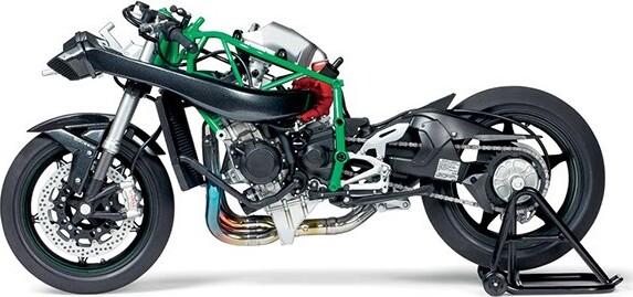 Tamiya - Kawasaki Ninja H2R Motorcykel Byggesæt - 1 12 - 14131