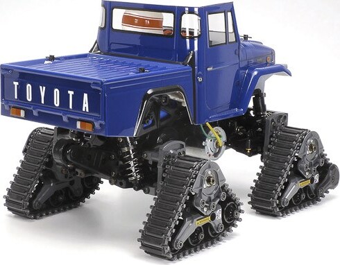 Tamiya - Rc Toyota Land Cruiser 40 Pick-Up Quadtrack Fjernstyret Bil Bygges