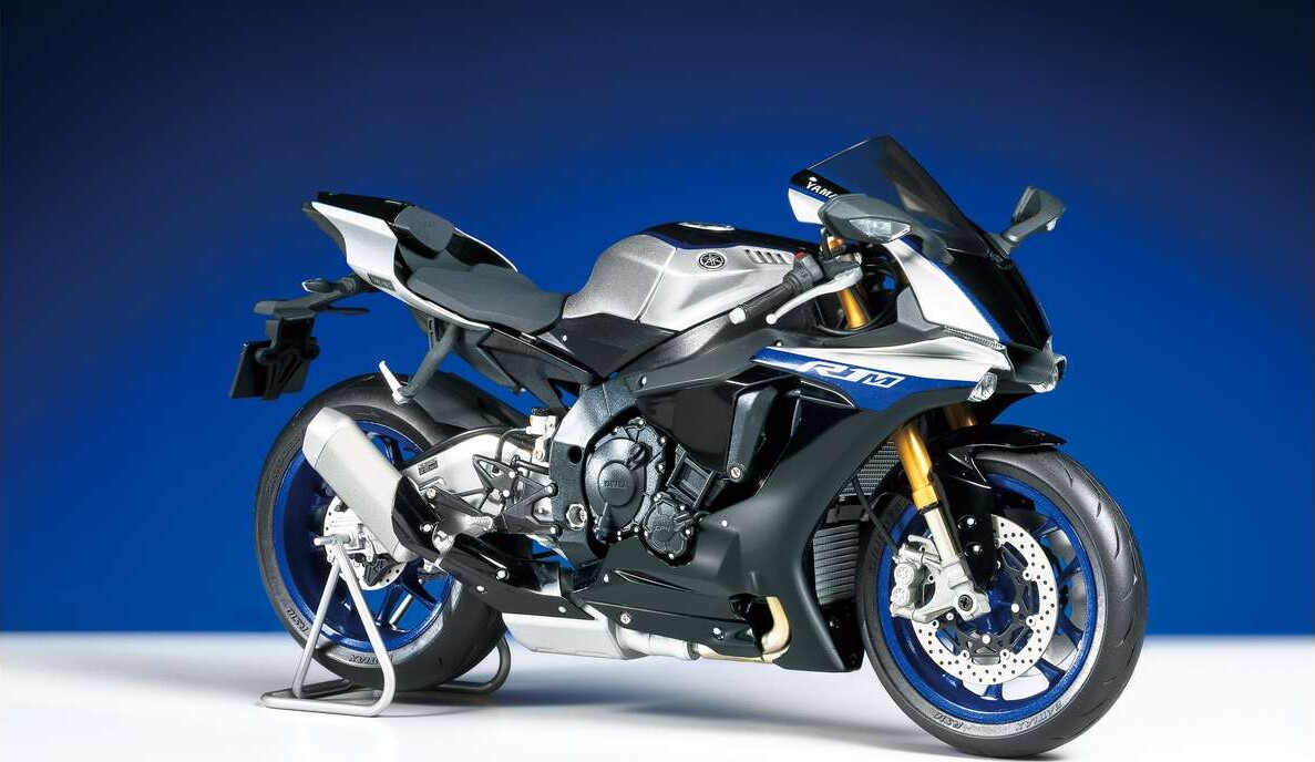 Tamiya - Yamaha Yzf-R1M Motorcykel Byggesæt - 1 12 - 14133