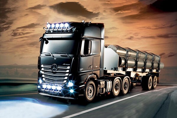 Tamiya - Rc Mercedes Actros 3363 Fjernstyret Lastbil Byggesæt -1 14 -