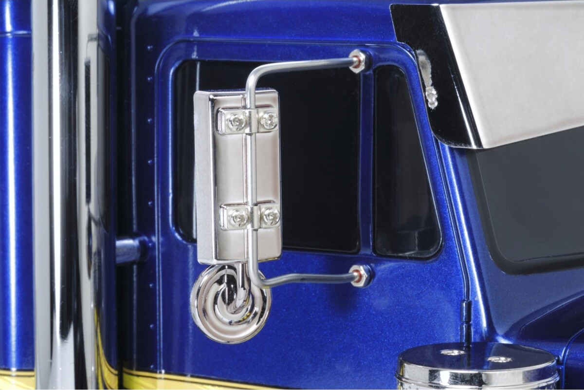 Tamiya - Rc Full Option - Grand Hauler Metal Blue Fjernstyret Lastbil - 1