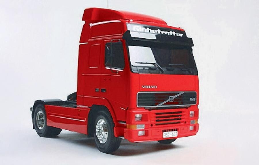 Tamiya - Rc Volvo Fh12 Red Full Option Fjernstyret Lastbil - 1 14 - 23646