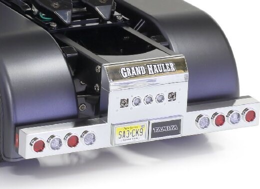 Tamiya - Rc Grand Hauler Fjernstyret Lastbil Byggesæt - Mat Sort - 1 14 -