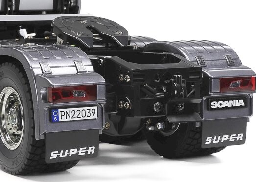 Tamiya - Rc Scania 770S 8X44 Gun Metal Fjernstyret Lastbil Byggesæt - 1 14