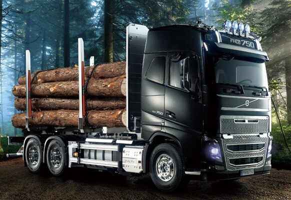 Tamiya - Rc Volvo Fh16 Globetrotter 750 6X4 Fjernstyret Lastbil Byggesæt -