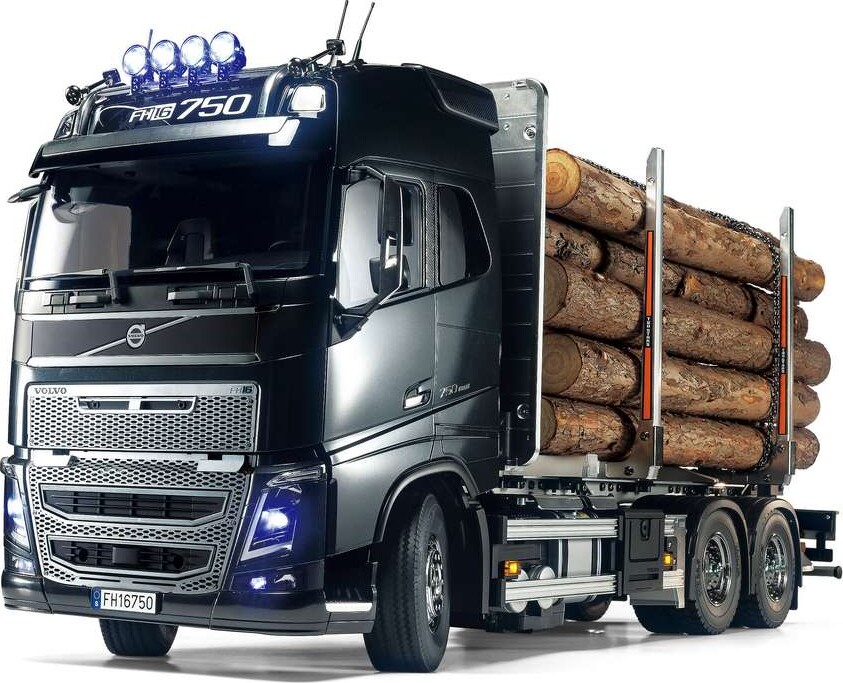 Tamiya - Rc Volvo Fh16 Globetrotter 750 6X4 Fjernstyret Lastbil Byggesæt -