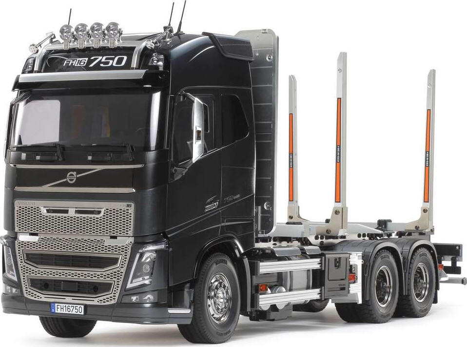 Tamiya - Rc Volvo Fh16 Globetrotter 750 6X4 Fjernstyret Lastbil Byggesæt -