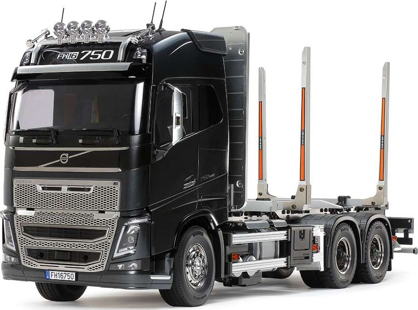 Tamiya - Rc Volvo Fh16 Globetrotter 750 6X4 Fjernstyret Lastbil Byggesæt -