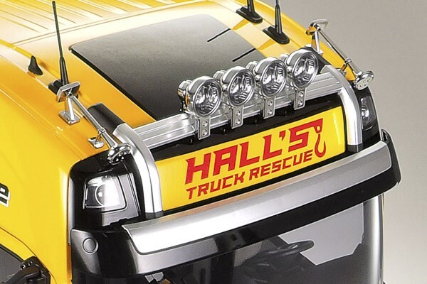 Tamiya - Rc Volvo Fh16 Tow Truck 8X4 Globetrotter 750 Fjernstyret Lastbil