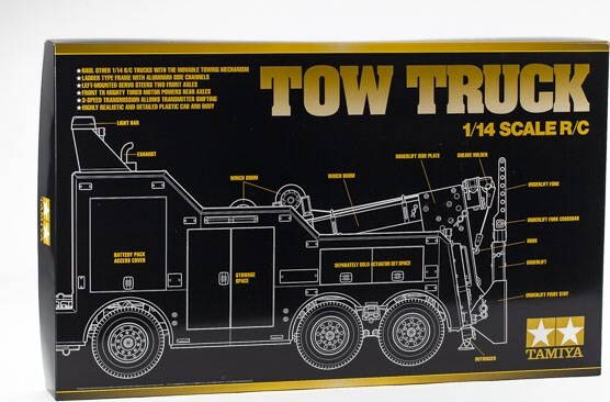 Tamiya - Rc Volvo Fh16 Tow Truck 8X4 Globetrotter 750 Fjernstyret Lastbil