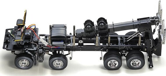 Tamiya - Rc Volvo Fh16 Tow Truck 8X4 Globetrotter 750 Fjernstyret Lastbil