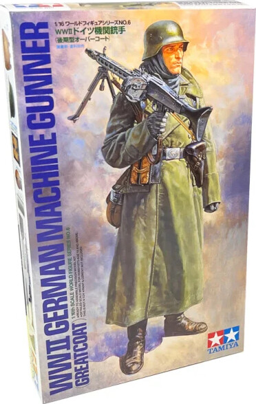 Tamiya - German Machine Gunner - Model Figur - 1 16 - 36306