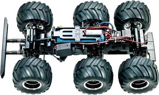 Tamiya - Rc Konghead 6X6 G6-01 Fjernstyret Bil Byggesæt - 1 18 - 58646