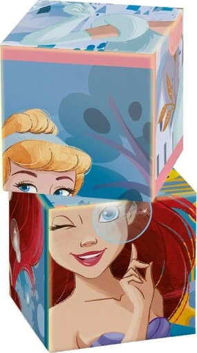 Disney Princess Puslespil - 12 Kuber - Clementoni