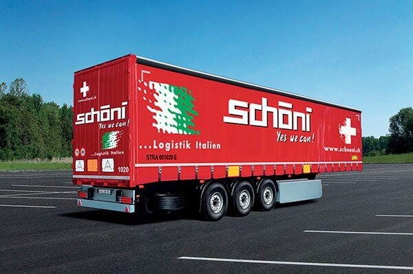 Italeri - Curtainside Trailer Byggesæt - 1 24 - 3918