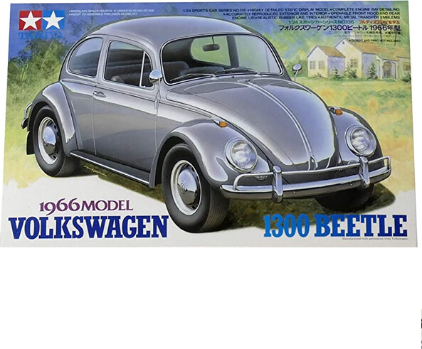 Tamiya - Vw 1300 Folkevogn Modelbil Byggesæt - 1 24 - 24136