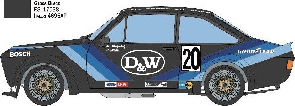 Italeri - Ford Escort Bil Byggesæt - 1 24 - 3664