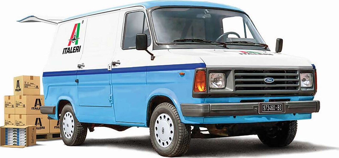 Italeri 3975 - Ford Transit Italeri Model Varevogn Byggesæt - 1 24