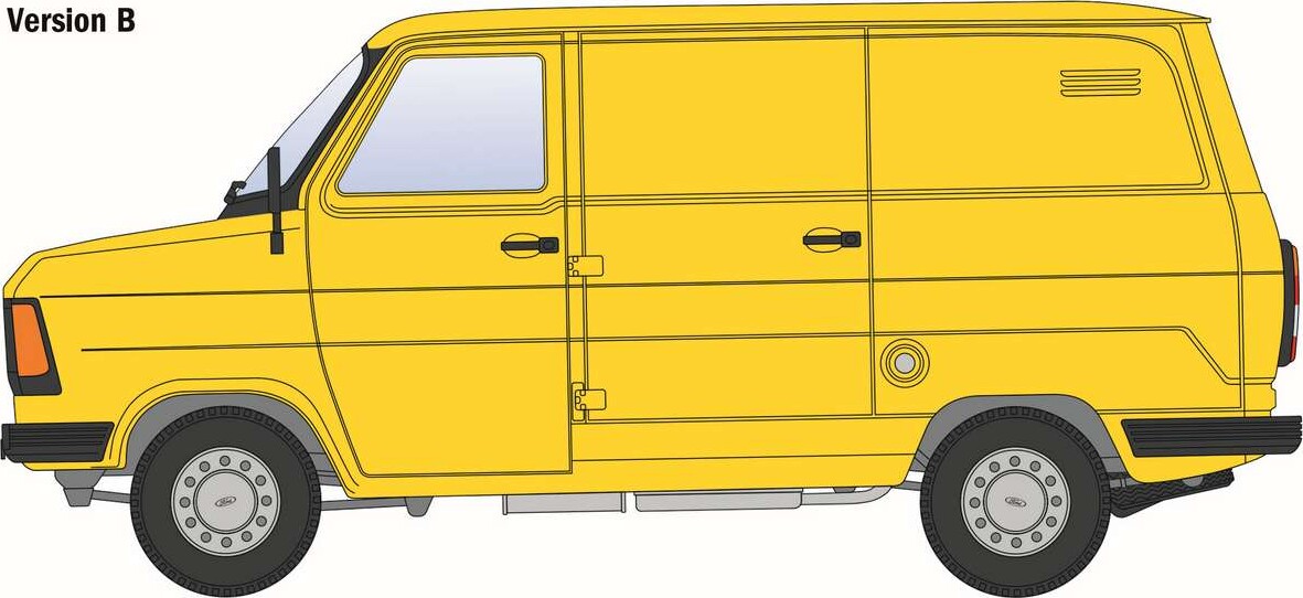Italeri 3975 - Ford Transit Italeri Model Varevogn Byggesæt - 1 24