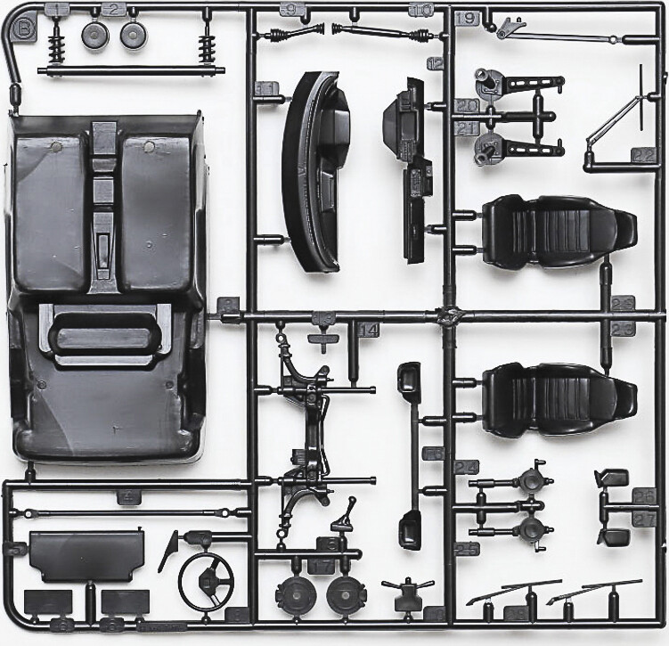 Tamiya - Honda Ballade Sports Mugen Cr-X Pro Bil Byggesæt - 1 24 - 24045