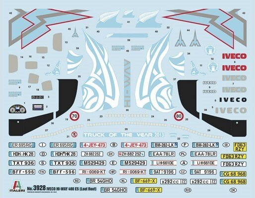 Italeri - Iveco Hi-Way Lastbil Byggesæt - 1 24 - 3928