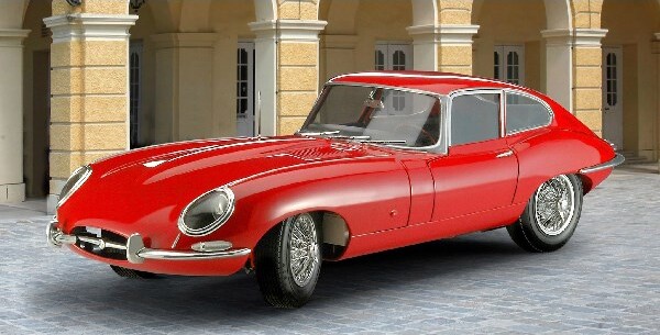 Revell - Jaguar E-Type Bil Byggesæt - 1 24 - Level 3 - 07668