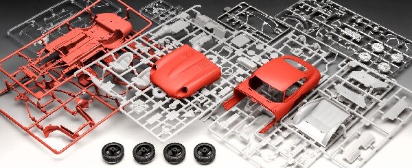 Revell - Jaguar E-Type Bil Byggesæt - 1 24 - Level 3 - 07668