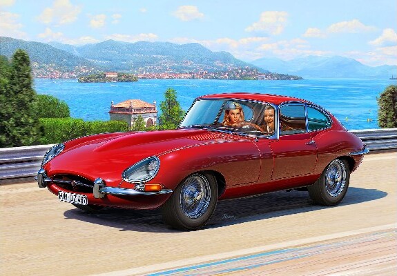 Revell - Jaguar E-Type Bil Byggesæt - 1 24 - Level 3 - 07668