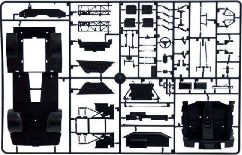Italeri - Lamborghini Countach Byggesæt - 25Th Anniversary - 1 24 - 3684