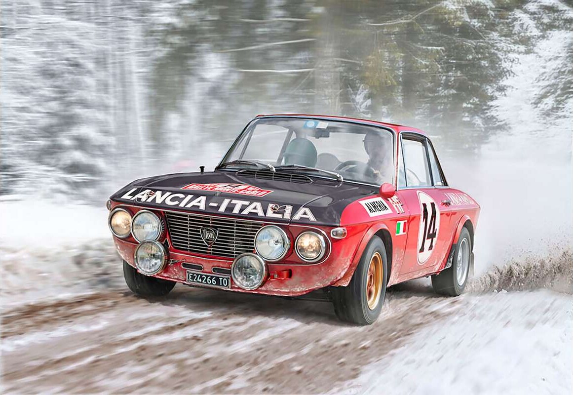 Italeri 3670 - Lancia Fulvia Hf Rally Montecarlo 1972 - 1 24
