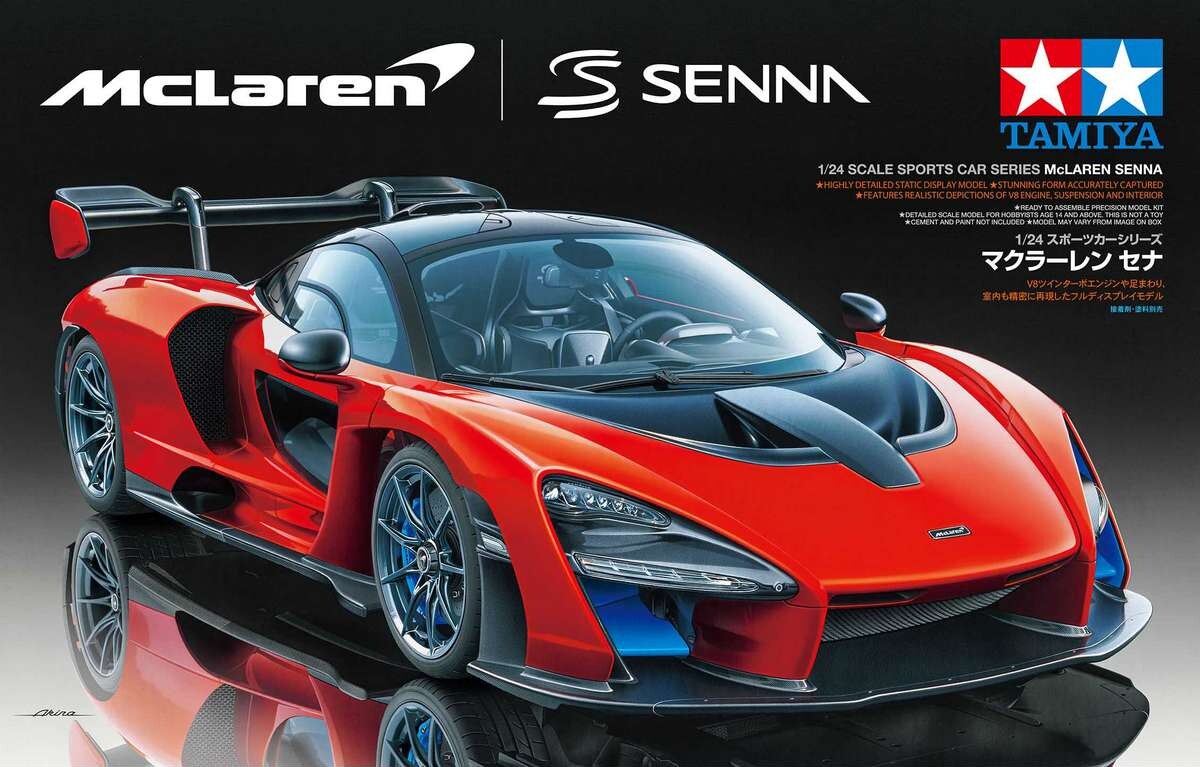 Tamiya - Mclaren Senna Modelbil Byggesæt - 1 24 - 24355