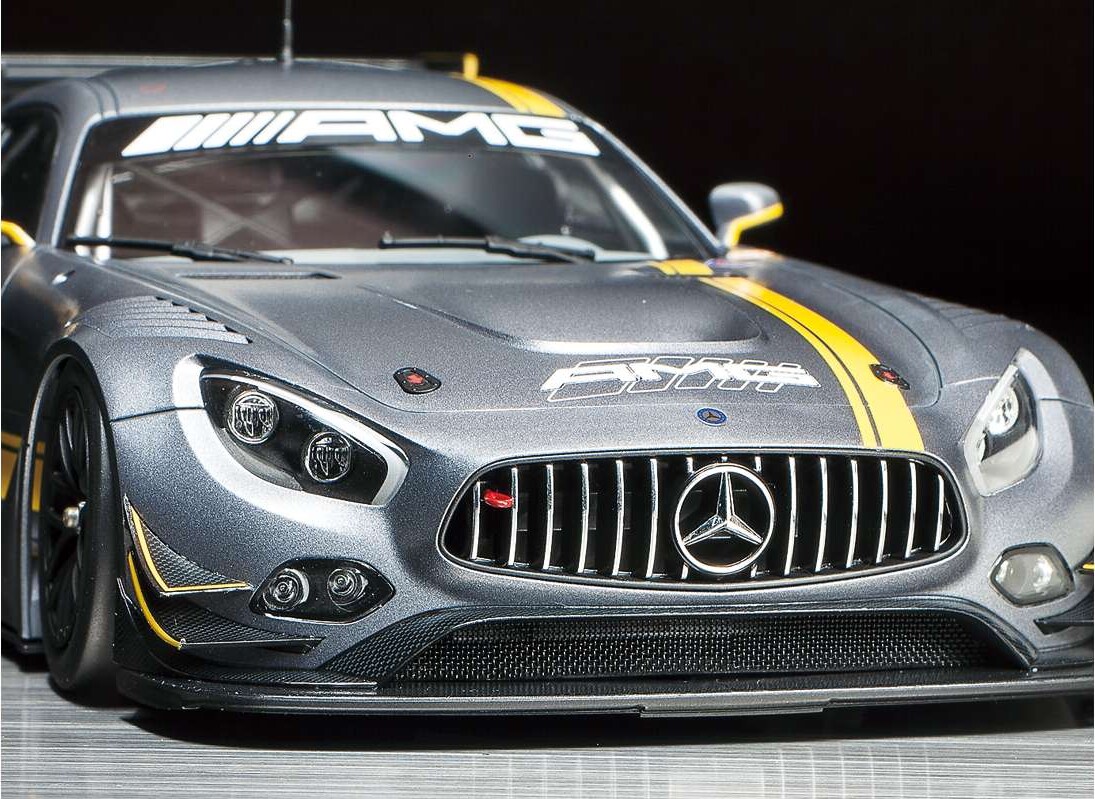 Tamiya - Mercedes-Amg Gt3 Modelbil Byggesæt - 1 24 - 24345