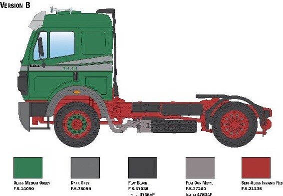 Italeri - Mercedes Benz Sk1844 Lastbil Byggesæt - 1 24 - 3956