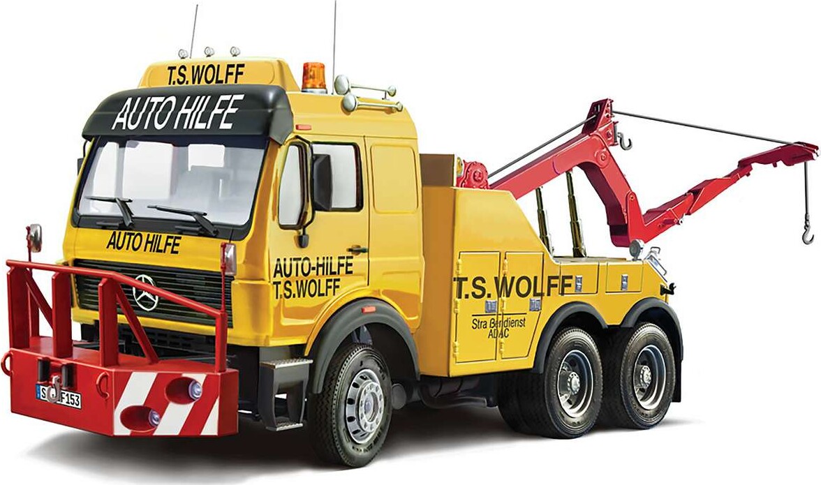 Italeri 93808 - Mercedes-Benz Wrecker Truck Byggesæt - 1 24