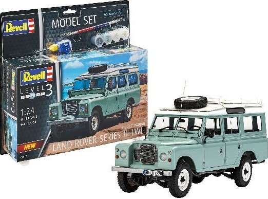 Revell - Land Rover Series Iii Bil Byggesæt - 1 24 - Level 3 - 67047