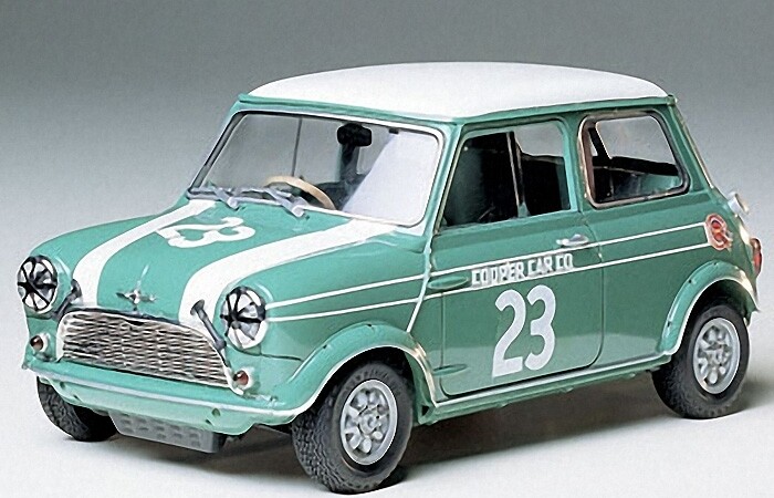 Tamiya 24130 - Morris Mini Cooper Racing Bil Byggesæt - 1 24