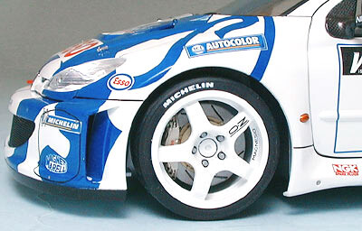 Tamiya - Peugeot 206 Wrc Modelbil Byggesæt - 1 24 - 24221