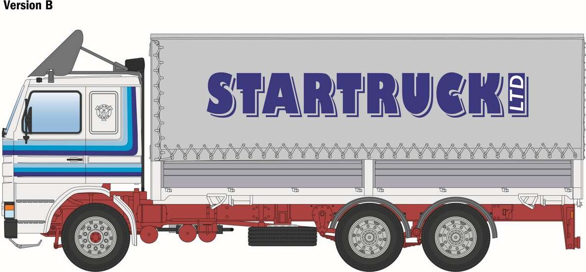 Italeri - Scania 142H - 6X2 Canvas - 1 24 - 90762