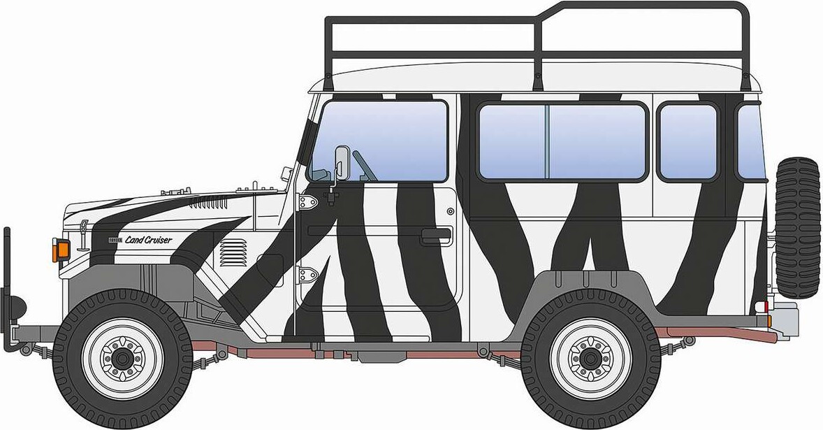 Italeri 3681 - Toyota Landcruiser Safari Model Bil Byggesæt - 1 24