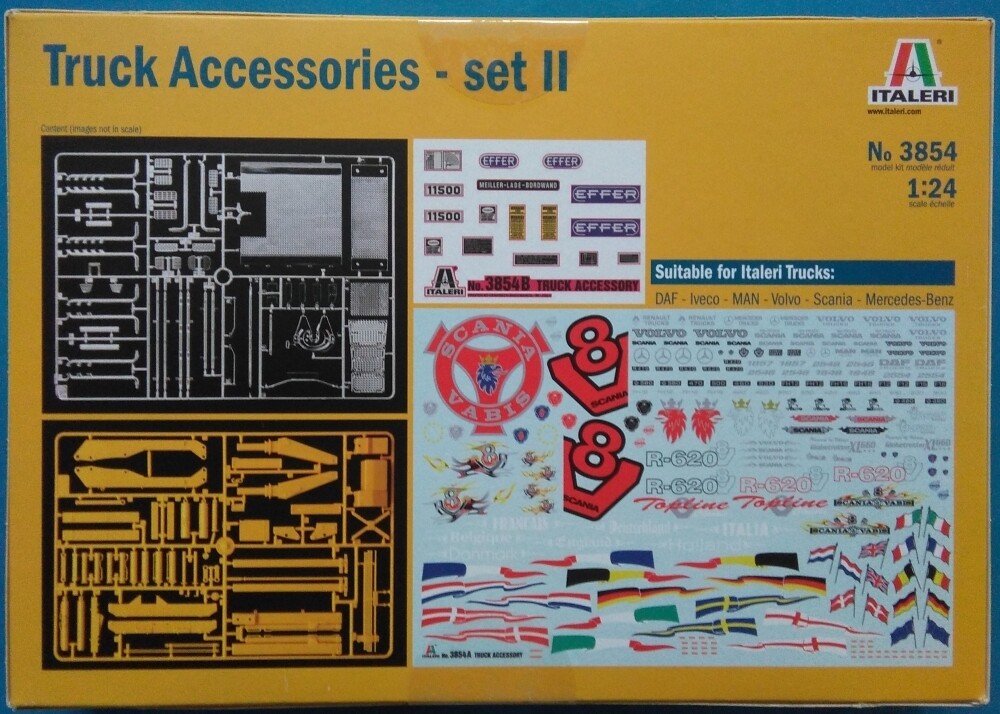 Italeri - Truck Accessories - Set Ii - 1 24 - 3854