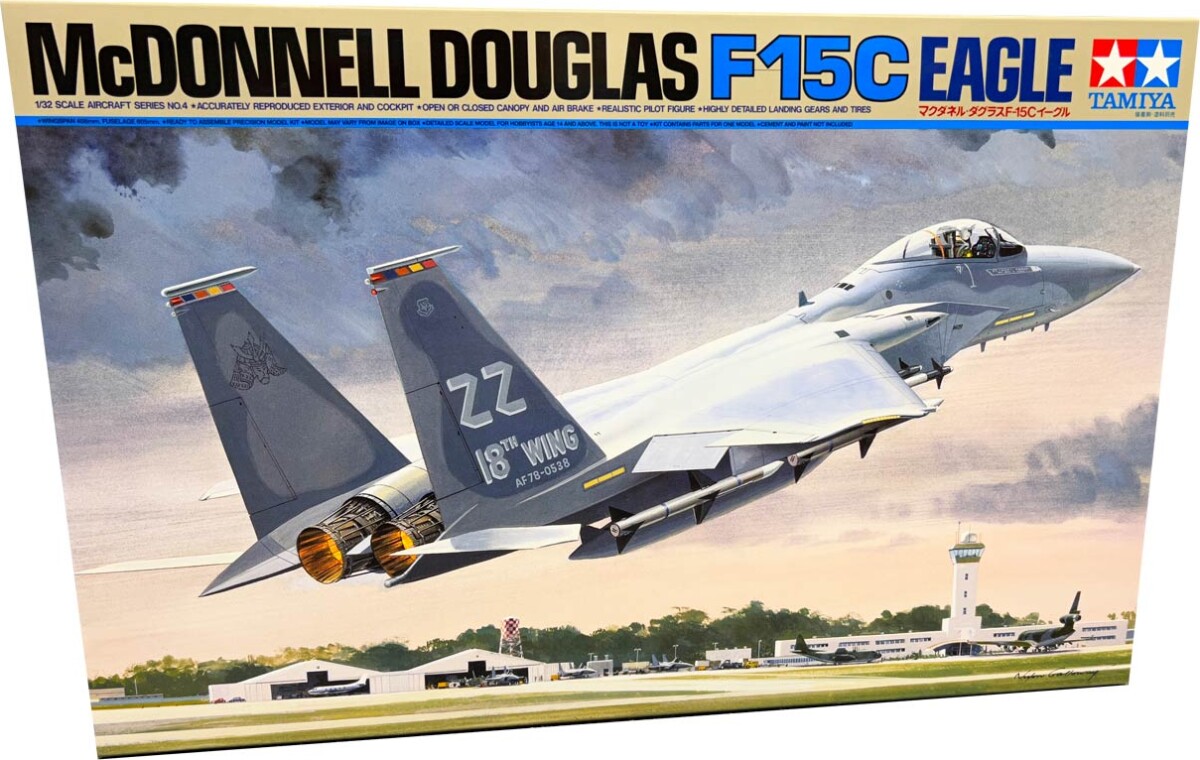 Tamiya - F-15C Mdd Eagle Modelfly Byggesæt - 1 32 - 60304