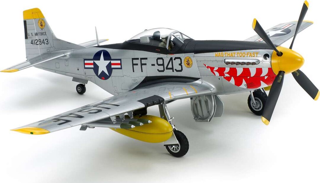 Tamiya - F-51D Mustang Korean War Fly Byggesæt - 1 32 - 60328