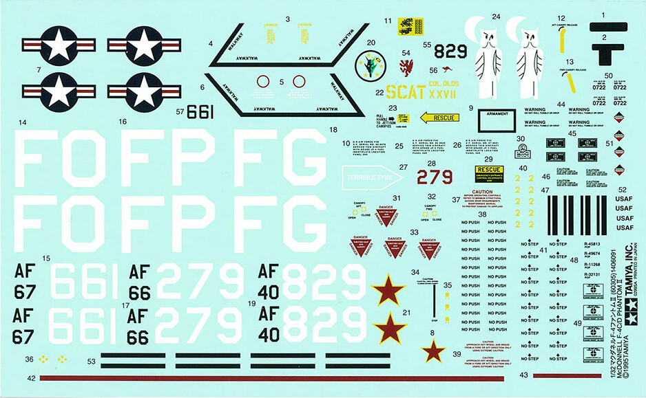 Tamiya - Phantom Ii F-4 Cd Modelfly Byggesæt - 1 32 - 60305