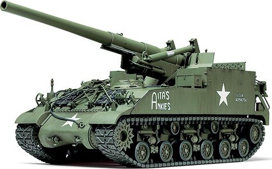 Tamiya - M40 Self Propelled 155Mm Gun Byggesæt - 1 35 - 35351