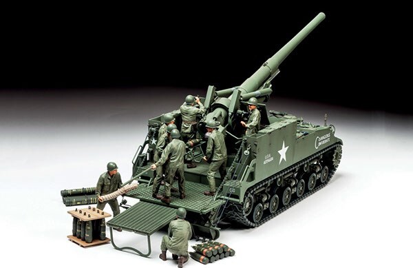 Tamiya - M40 Self Propelled 155Mm Gun Byggesæt - 1 35 - 35351